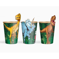 Vaso Cartón Dinosaurios 6 Unidades