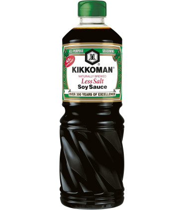 Salsa Soja Baja en Sal KIKKOMAN 975 Ml