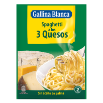 Gallina Blanca - Spaghetti a los 3 Quesos 174 gramos