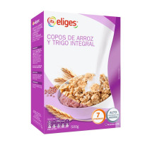 Copos de Arroz y Trigo Integral IFAELIGES 500 Gramos