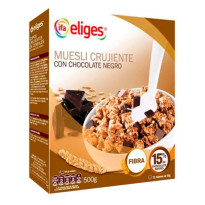 Muesli Crujiente con Chocolate IFAELIGES 500 Gramos