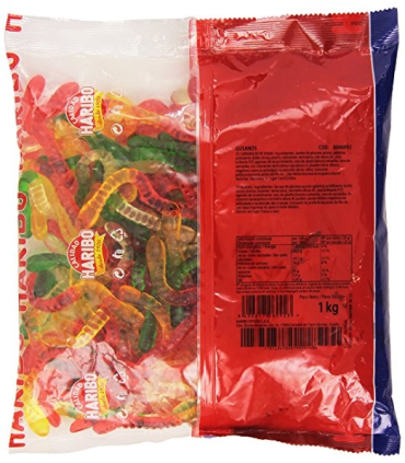 Gusanos  HARIBO 1 Kg