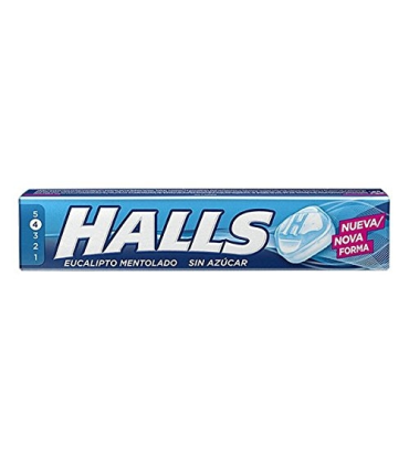 HALLS  Eucalipto Mentolado  Sin azúcar 20 unid