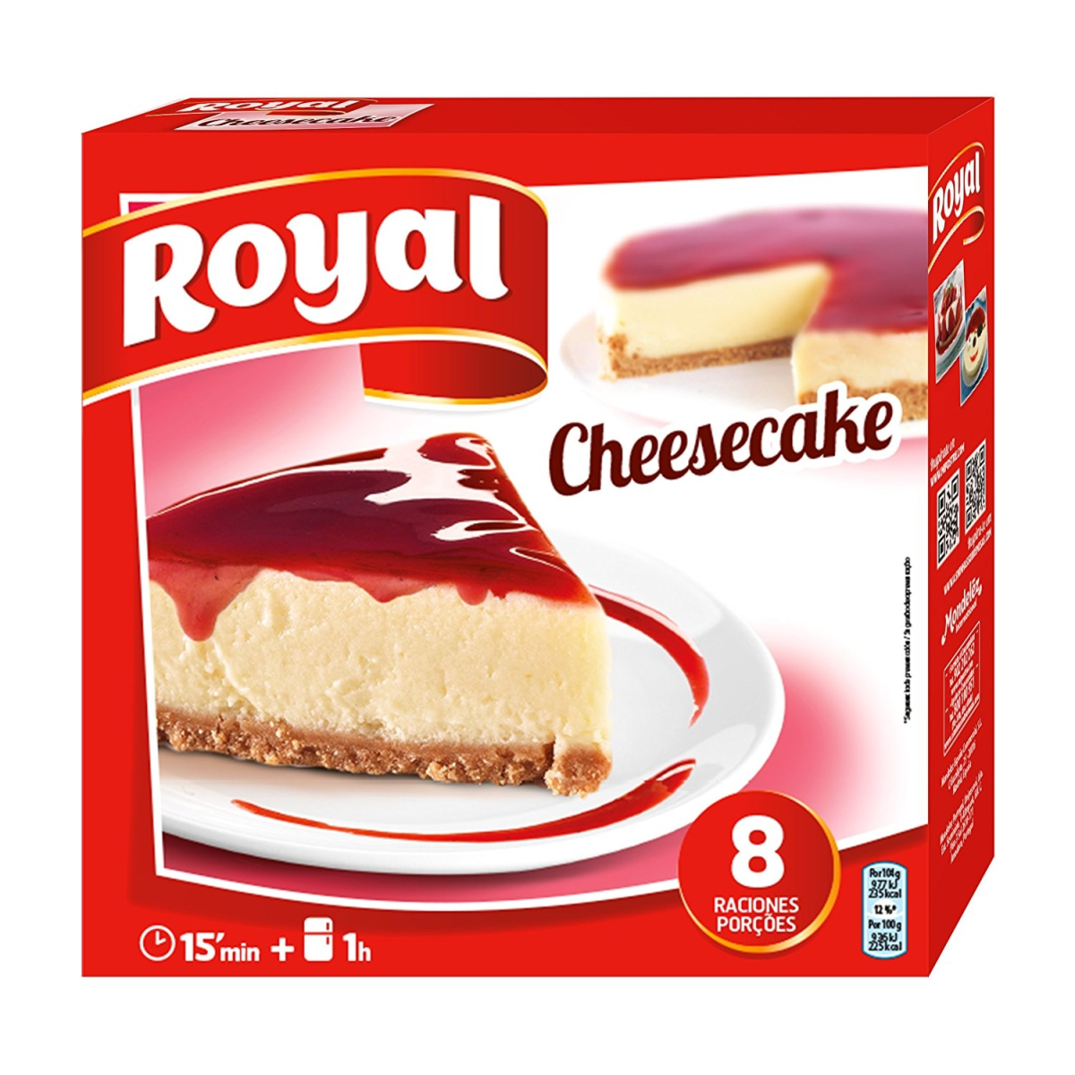 filósofo cocinero Reanimar Royal Pastel de queso Cheesecake - 325 Gr