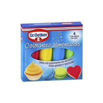 Colores alimentarios 4  - Dr. Oetker