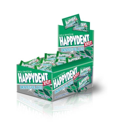 HAPPYDENT XYLIT Chicle HIERBABUENA 200 Unid