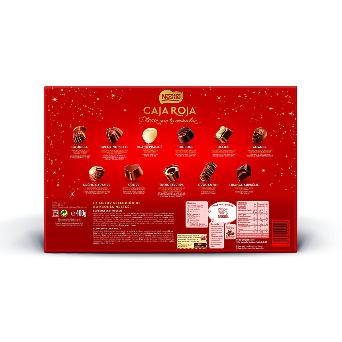 Nestlé Caja Roja 400 g : : Grocery