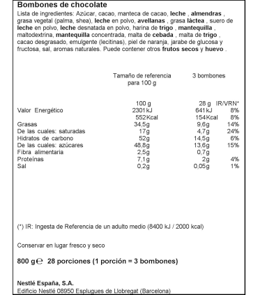 NESTLÉ Caja Roja 800 Gr