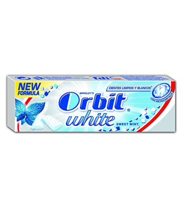 Orbit White Sweet Mint  Menta Suave 30 Unid sin azúcar