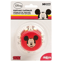 Cápsula Cupcake Mickey 50 Unid