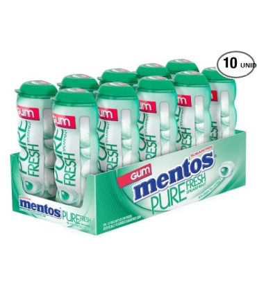 Mentos Pure Fresh Gum SPEARMINT 10 Unid