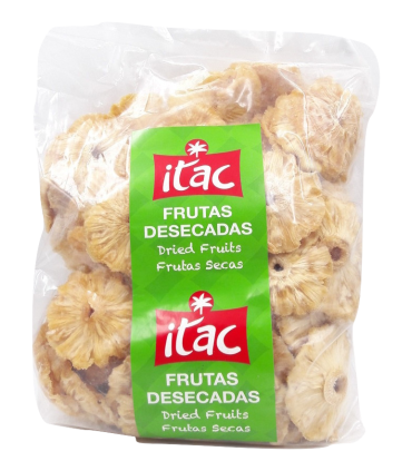 Piña deshidratada rodajas SIN AZÚCAR 1 Kg