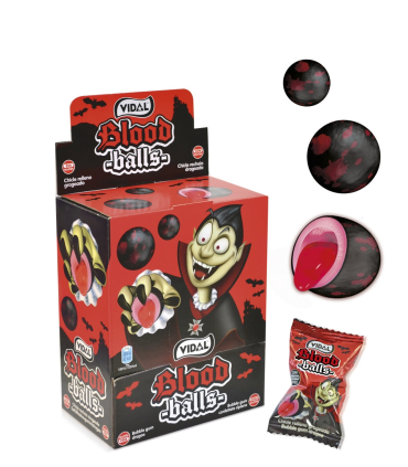 Chicle Zombie Balls VIDAL 200 unid