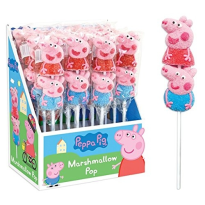 Trolls mashmallow pop, piruleta esponja dulce 16 unid