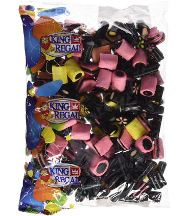 Regaliz Surtido Inglés  KING REGAL 1 Kg