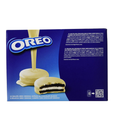 Oreo Bañadas Chocolate Blanco 6 bolsas x 2 unidades