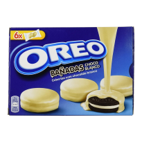 Oreo Bañadas Chocolate Blanco 6 bolsas x 2 unidades