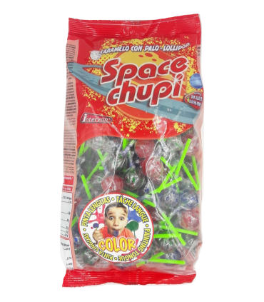 Space Chupi Color Pintalenguas INTERVAN 100 Unid