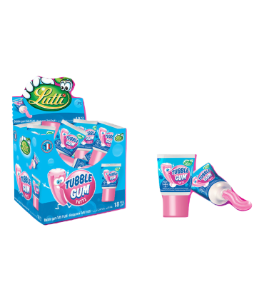 Tubble Gum Color FRAMBUESA LUTTI 36 Unid