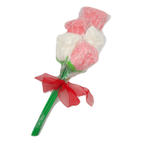 Ramo de rosas de espuma dulce marshmallow gominola - San Valentín