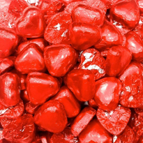 Corazones de Chocolate con Leche INTERDULCES 1 kg