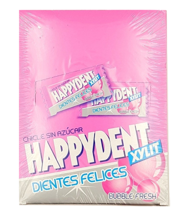 HAPPYDENT XYLIT  Chicle  BUBBLE FRESH 200 Unid