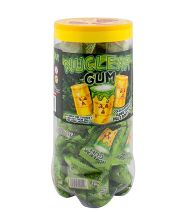 Nuclear Gum Chicle con sticker FINI 50 Unid