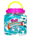 Blue Sharky Ballenas Azules  TROLLI 130 unidades