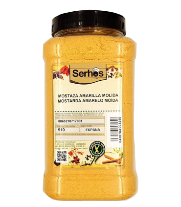 Mostaza en Polvo SERHOS  Bote 910 Gr