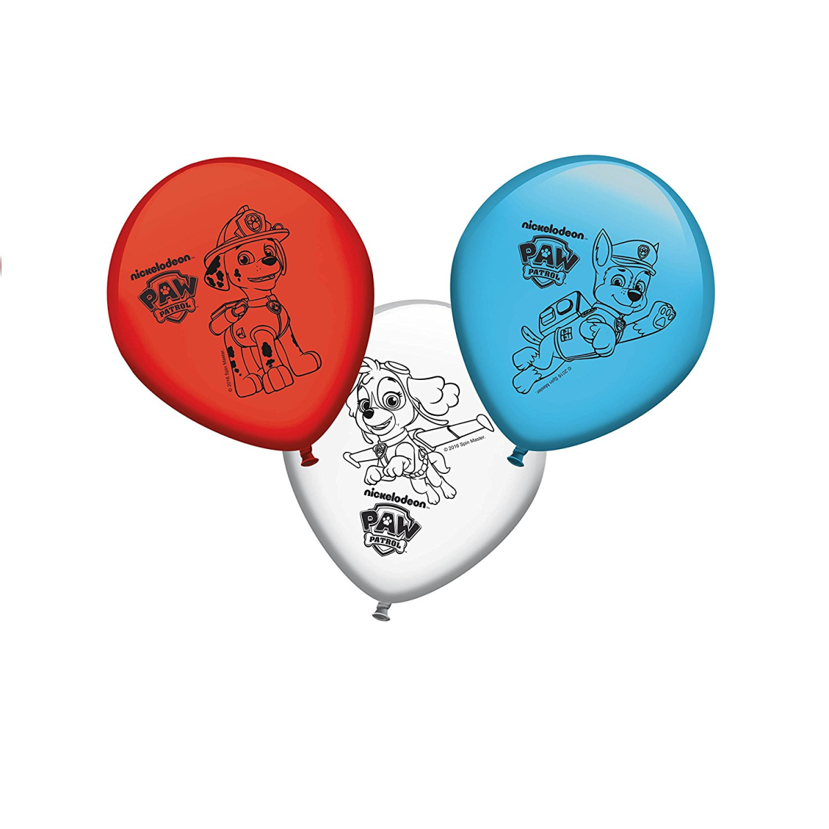 Pack 6 Globos La Patrulla Canina