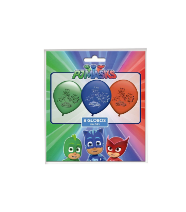 Globos PJMASKS VERBETENA 8 Unid