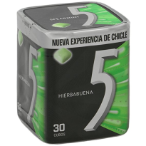 Chicle Five Box Gragea HIERBABUENA 6 Unid