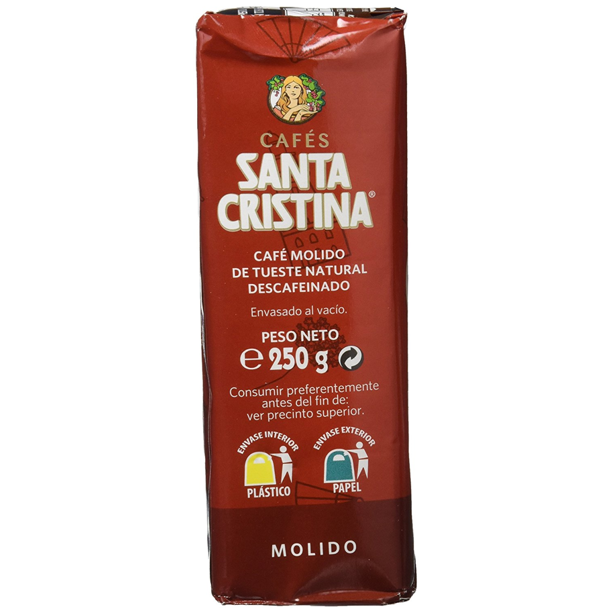 Café molido natural descafeinado Cafetería paquete 250 g - Supermercados DIA