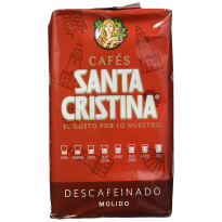 Café Molido Tueste Natural Descafeinado SANTA CRISTINA 250 Gr