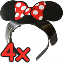 Tiara Minnie Mouse  Pack 4