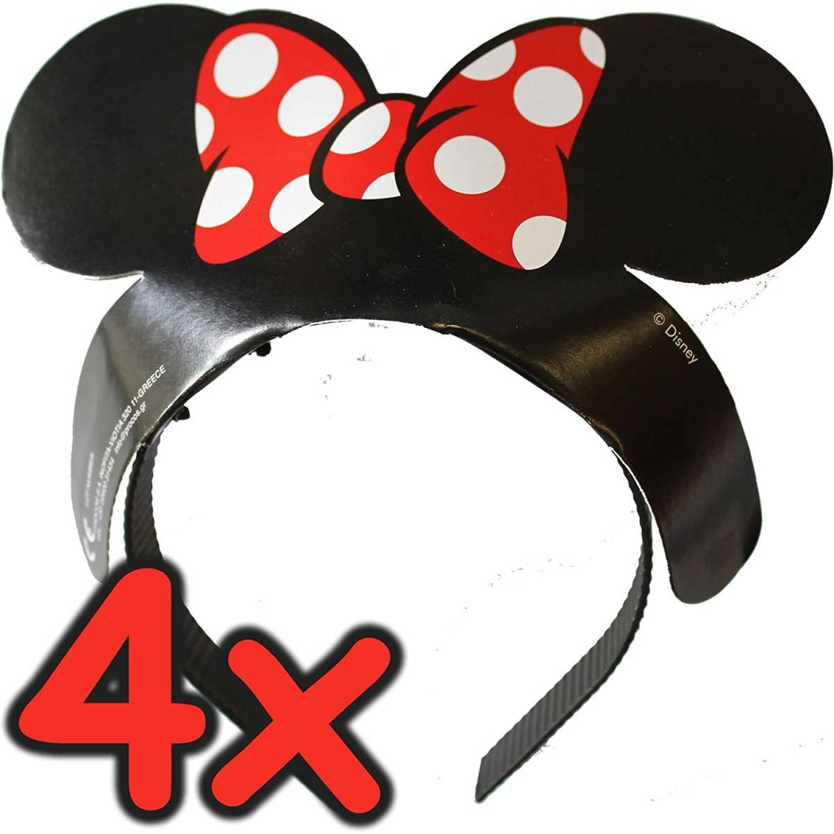 Pack 4 Orejas Minnie Mouse, Miles de Fiestas