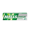 Chicles HALLS Sabor hierbabuena Spearmint  Sin azúcar 25 Unid