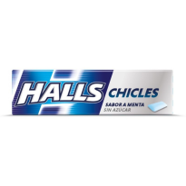 Chicles HALLS Sabor Eucalipto  Sin azúcar 25 Unid