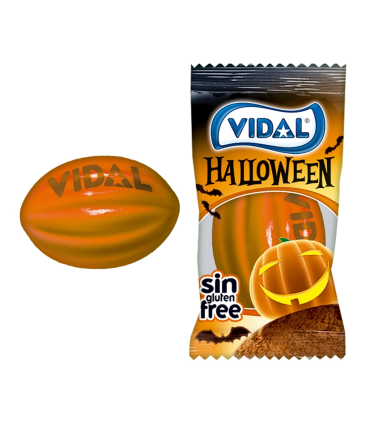 Chicle Naranja Halloween  VIDAL 250 Unid