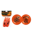 Globos Pelota Halloween Calabaza 3 Unid