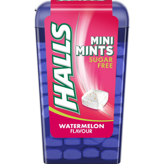 HALLS Mini Mints Sandía Watermelon 12 Unid