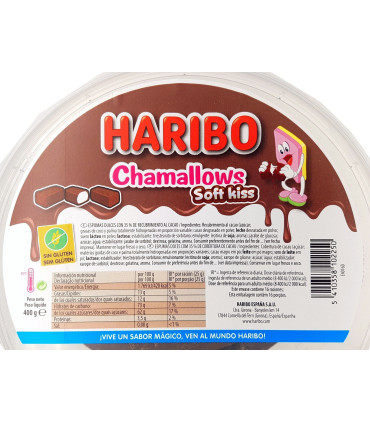 Chamallows Soft Kiss  HARIBO  400 Gr