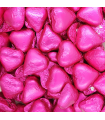 Corazones Rosa Fucsia de Chocolate con Leche SORINI 1 kg