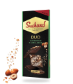 Suchard DUO Chocolate Negro con Almendras  Avellanas 103 Gr