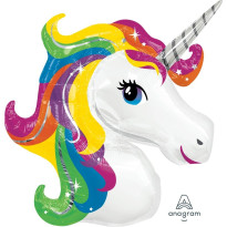 Unicornio Arcoiris Globo Forma