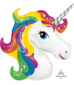 Unicornio Arcoiris Globo Forma