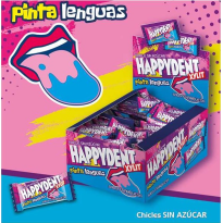 HAPPYDENT XYLIT  Chicle  Frambuesa Pintalenguas 200 Unid