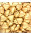 Corazones Oro Dorado de Chocolate con Leche SORINI 1 kg