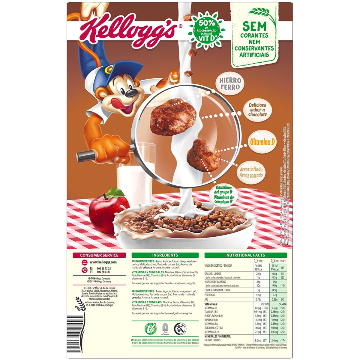 Choco Krispies Cereales KELLOGG´S 375 Gr