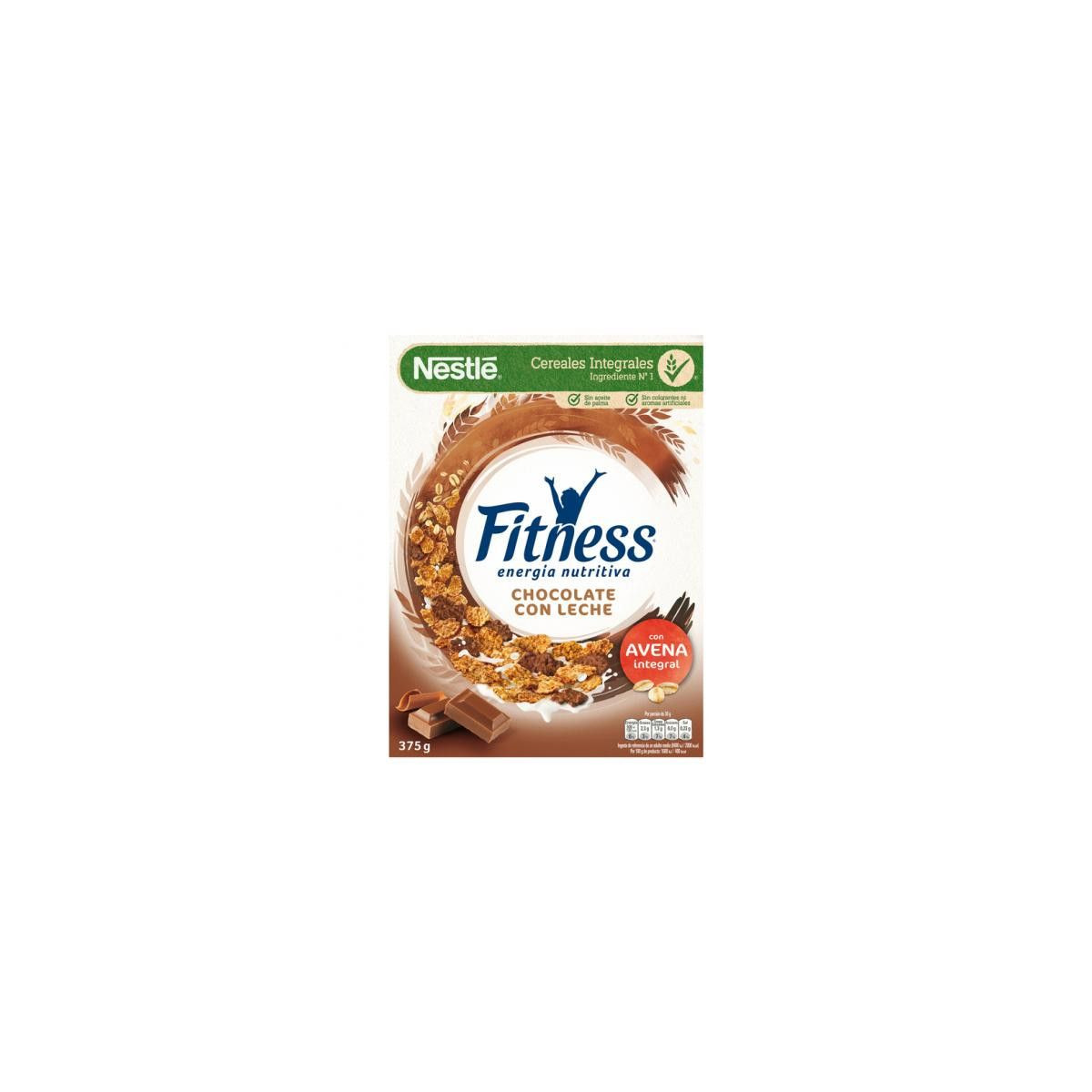 Cereales Fitness Chocolate con leche NESTLÉ 375 Gr